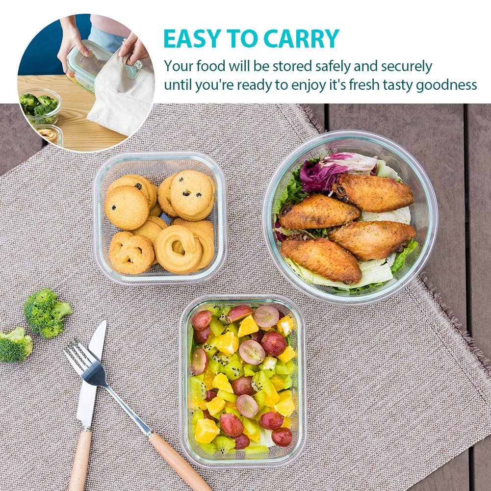 Bayco glass containers are oven and freezer safe for versatile storage
