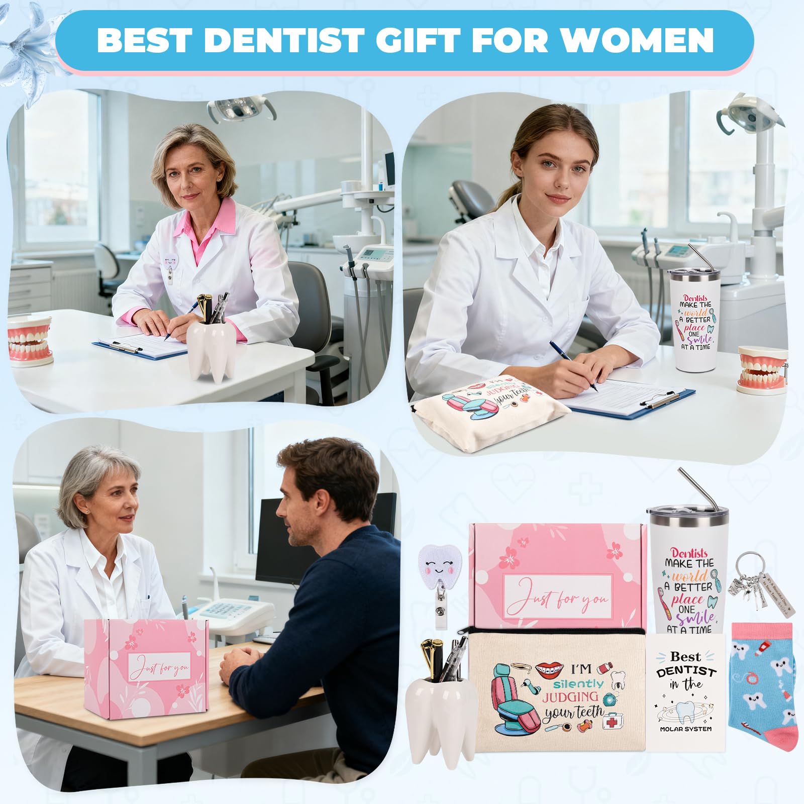 Bayelove dentist gift box presents a complete ready gift set.