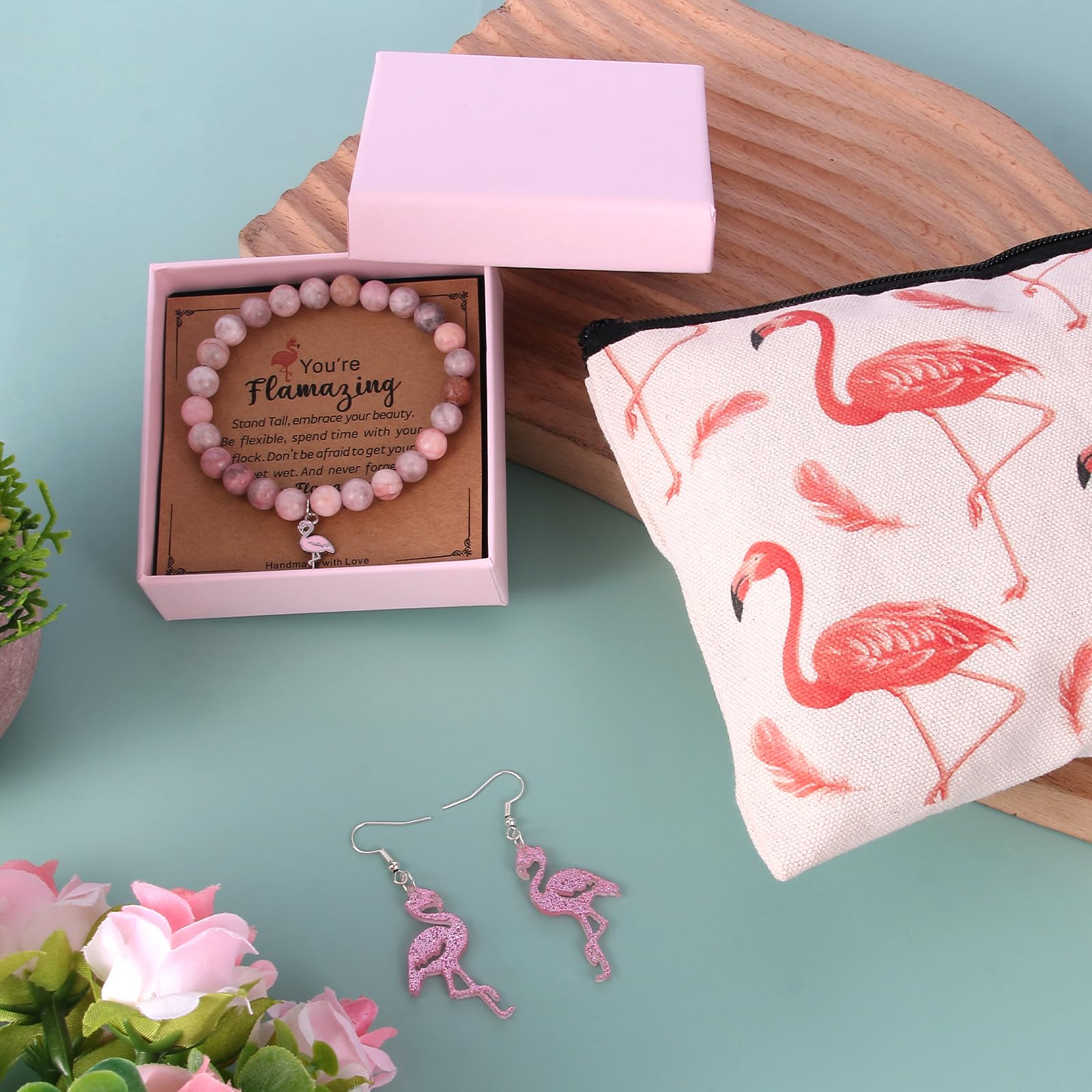 Bayelove flamingo notepad for quick notes on the go.