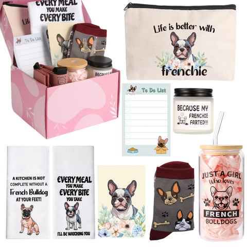 Bayelove Frenchie glass cup for hot coffee mornings