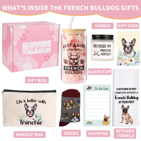 Bayelove Frenchie keychain keeps keys organized with dog charm