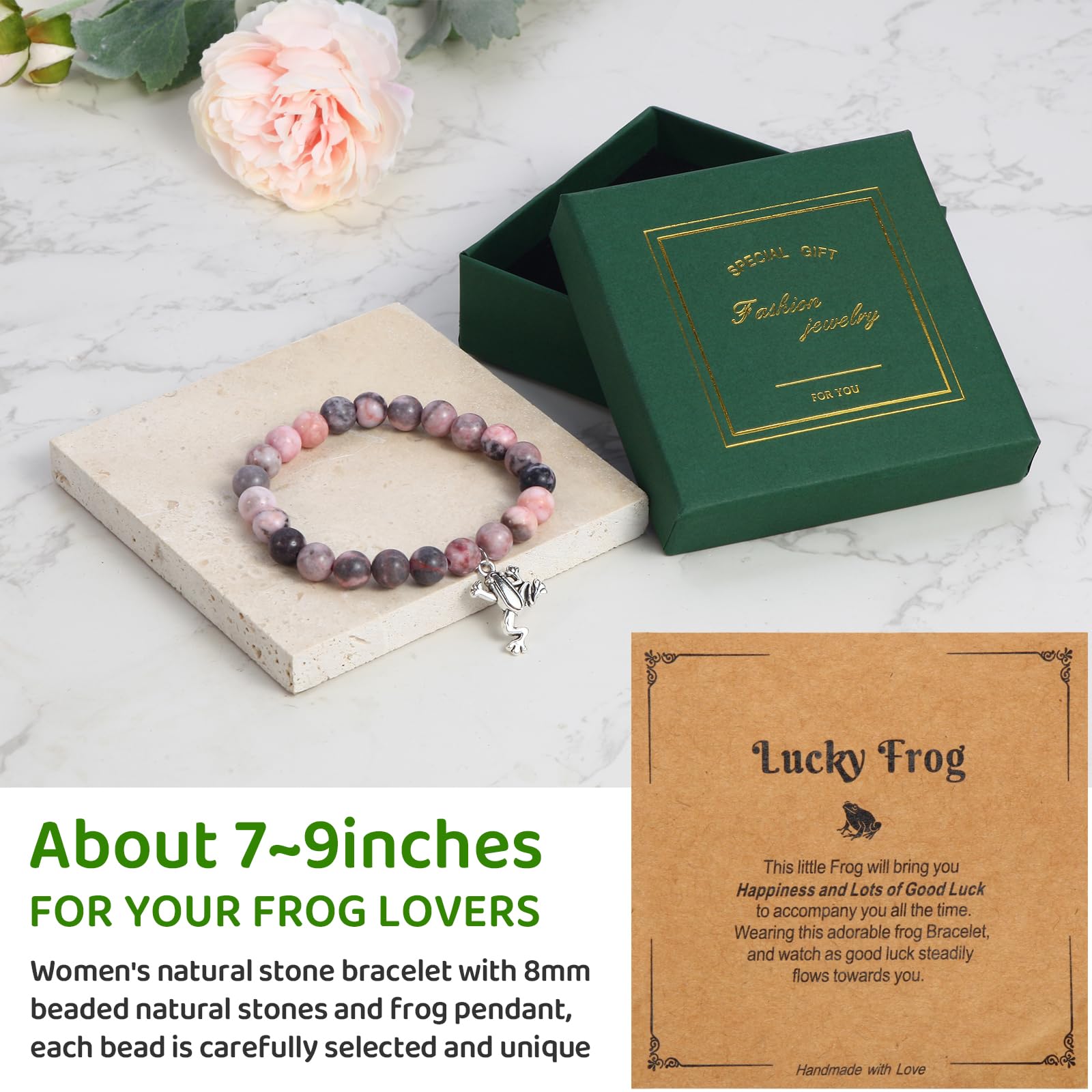 Bayelove frog gift hair tie, plush and gentle on hair for daily wear