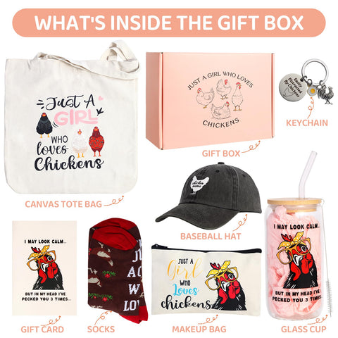 Bayelove chicken canvas tote bag, roomy for daily essentials