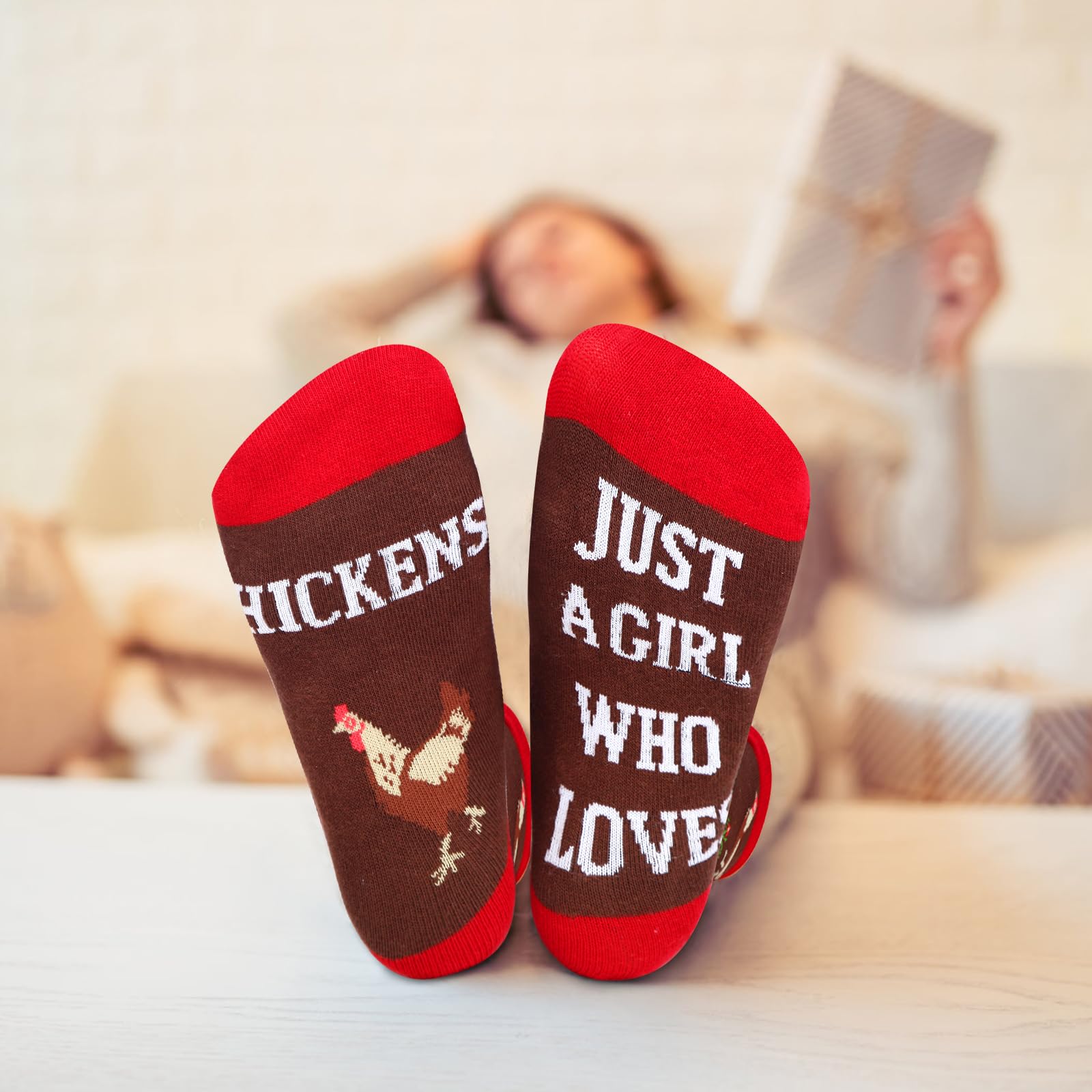 Bayelove chicken socks, cozy warmth for chilly days
