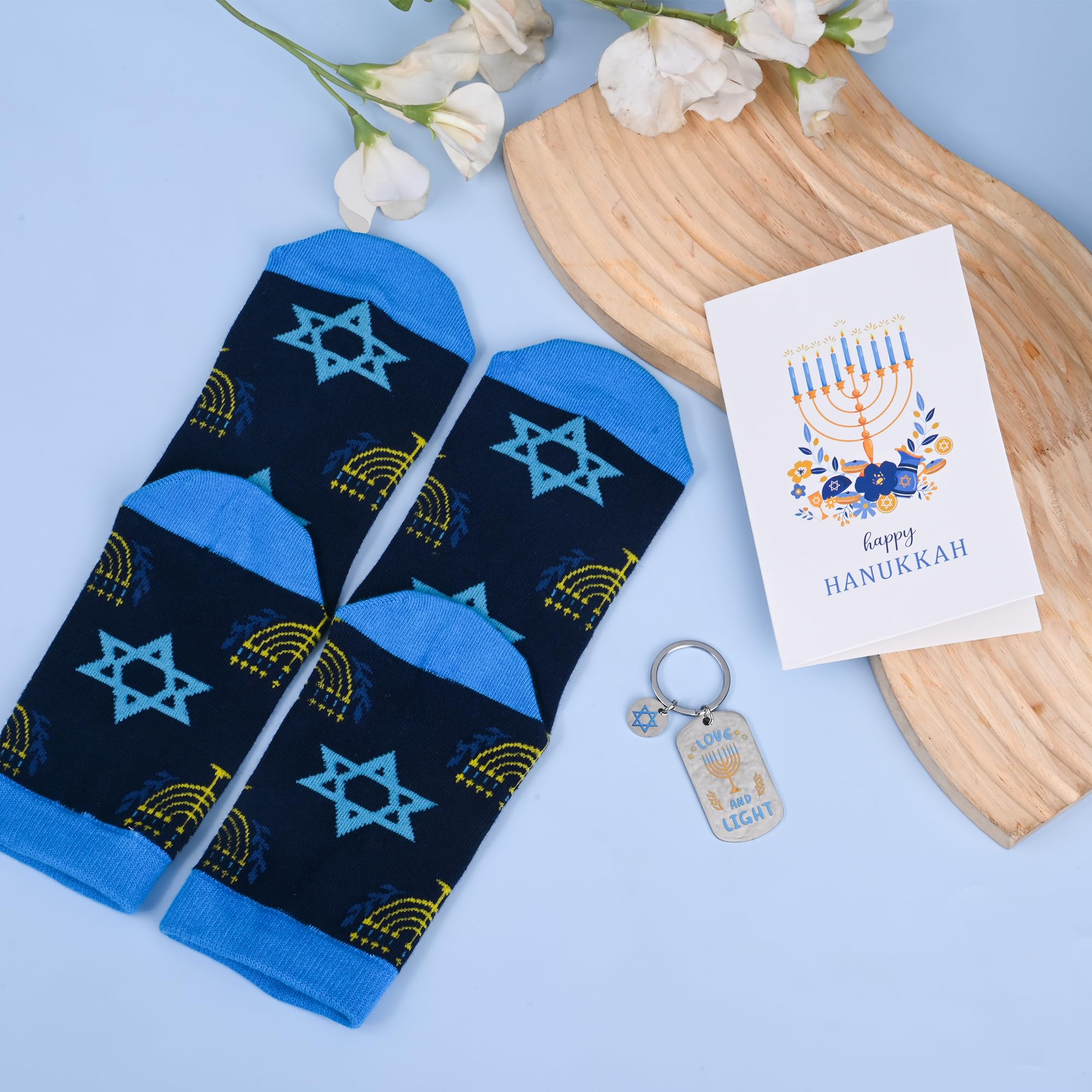 Bayelove Hanukkah candle—warm decor with soft glow