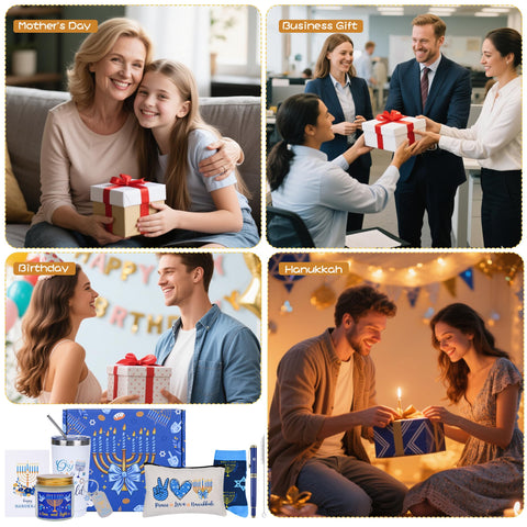 Bayelove gift-card-box—elegant packaging for Hanukkah gifting