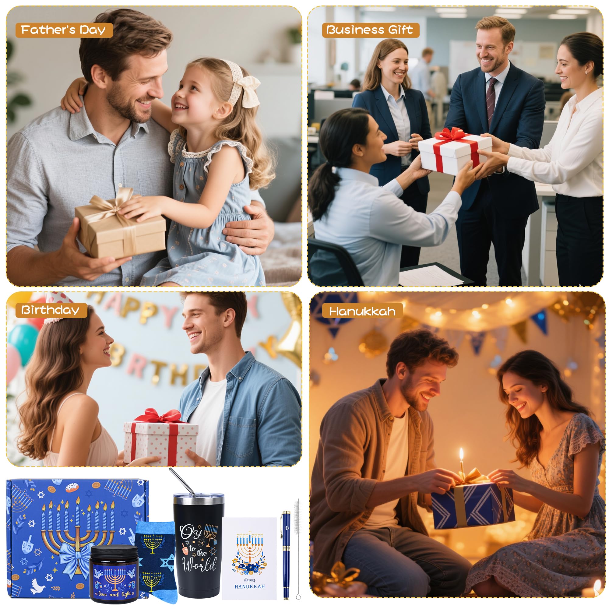 Bayelove Hanukkah gift box—ready-to-gift packaging for convenience.