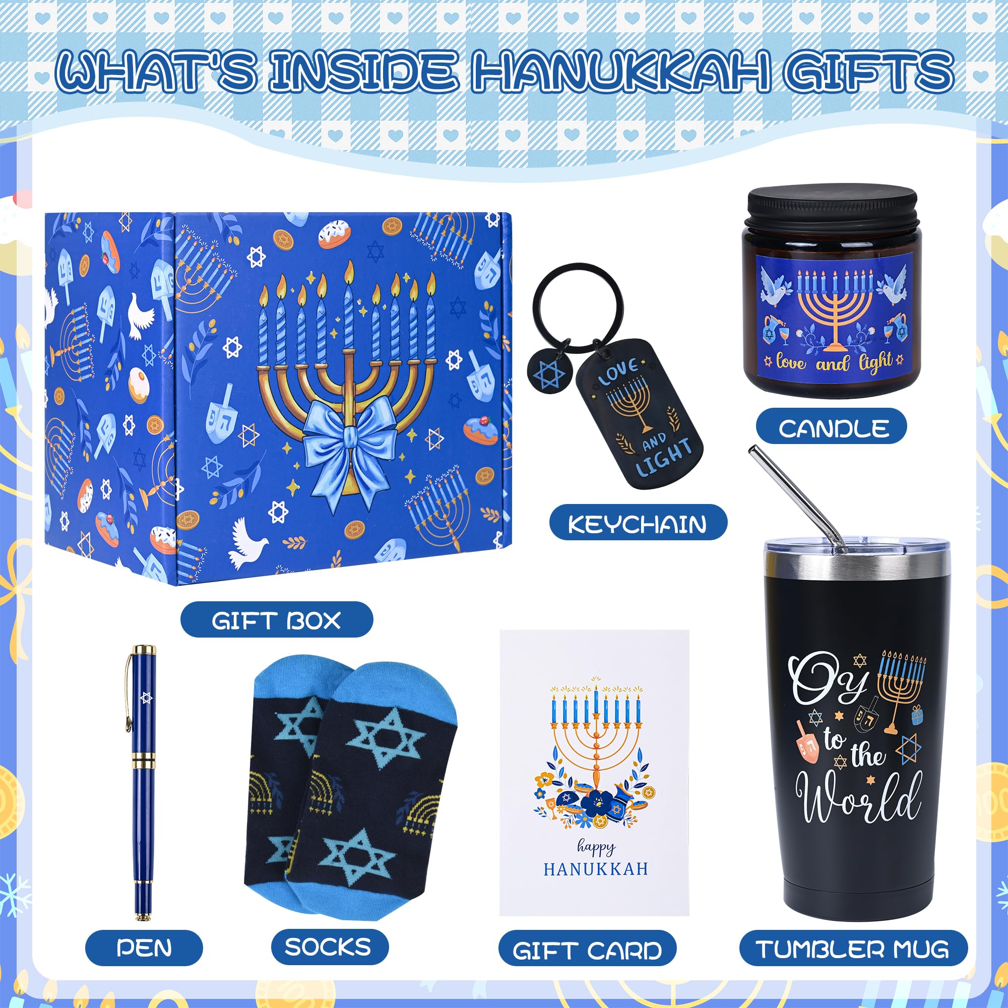 Bayelove Hanukkah socks provide cozy warmth for chilly evenings.