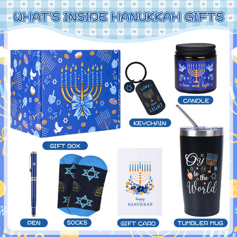 Bayelove Hanukkah socks provide cozy warmth for chilly evenings.