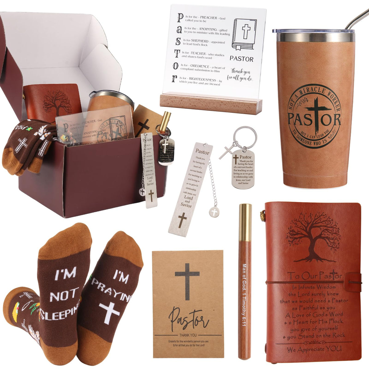 Bayelove pastor tumbler in rugged stainless steel for everyday beverages