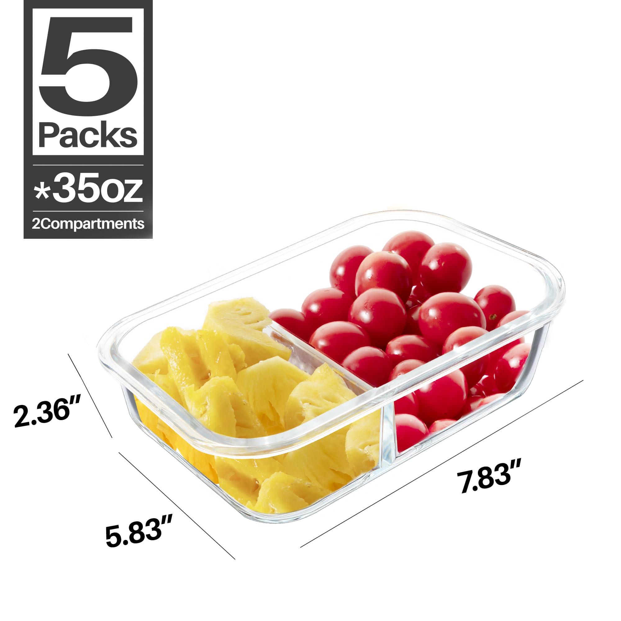BAYZZ airtight design helps prevent spills in lunch boxes.