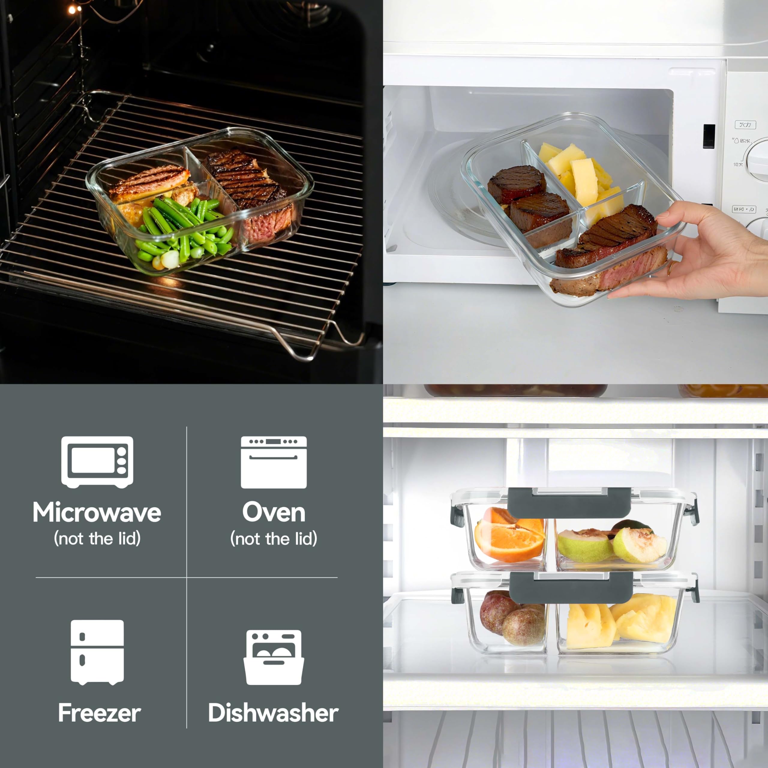 BAYZZ three-compartment bento lunch box design for organized meals
