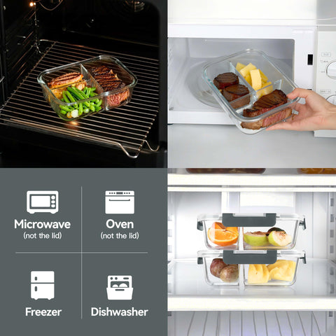 BAYZZ three-compartment bento lunch box design for organized meals