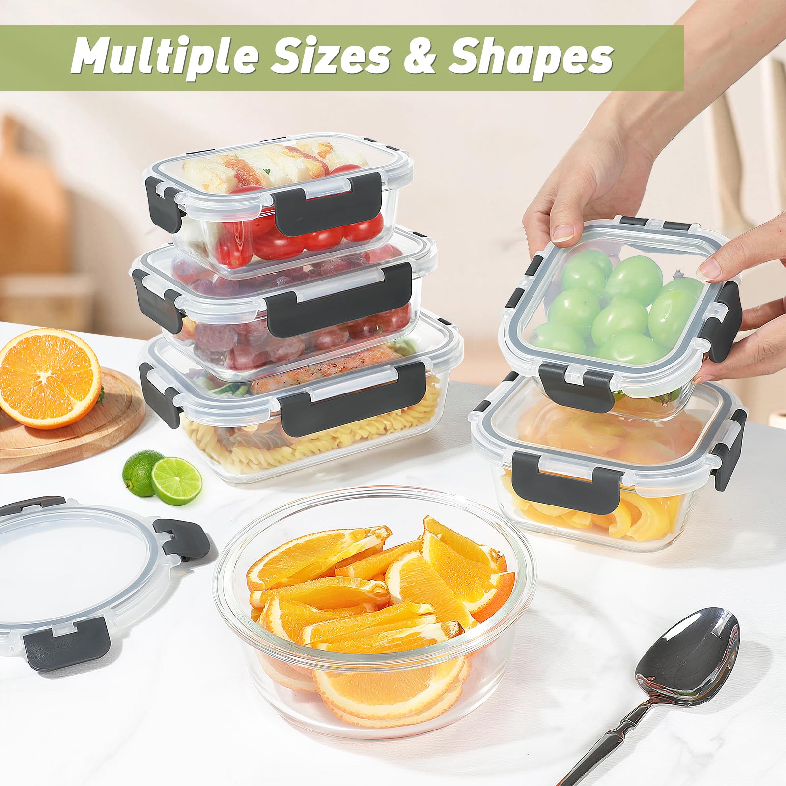BAYZZ borosilicate glass is microwave-safe and freezer-ready for flexible meal planning