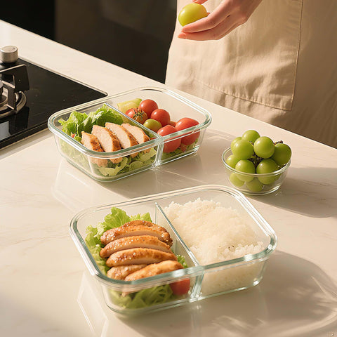 BAYZZ oven microwave freezer safe glass ensures versatile cooking and storage.