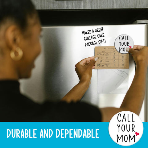 Bazaar Encounters Durable full-color magnet withstands daily use on surfaces.