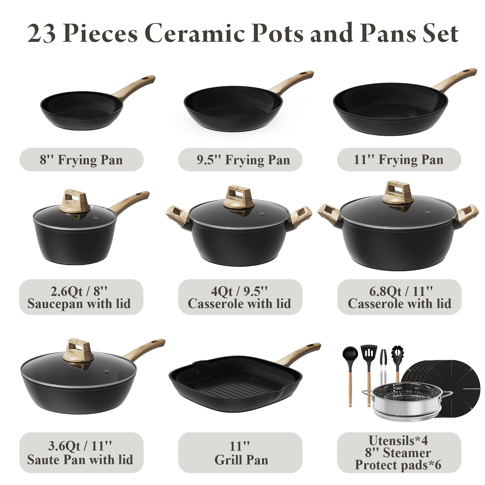 Bazova ceramic nonstick coating close-up showing smooth surface