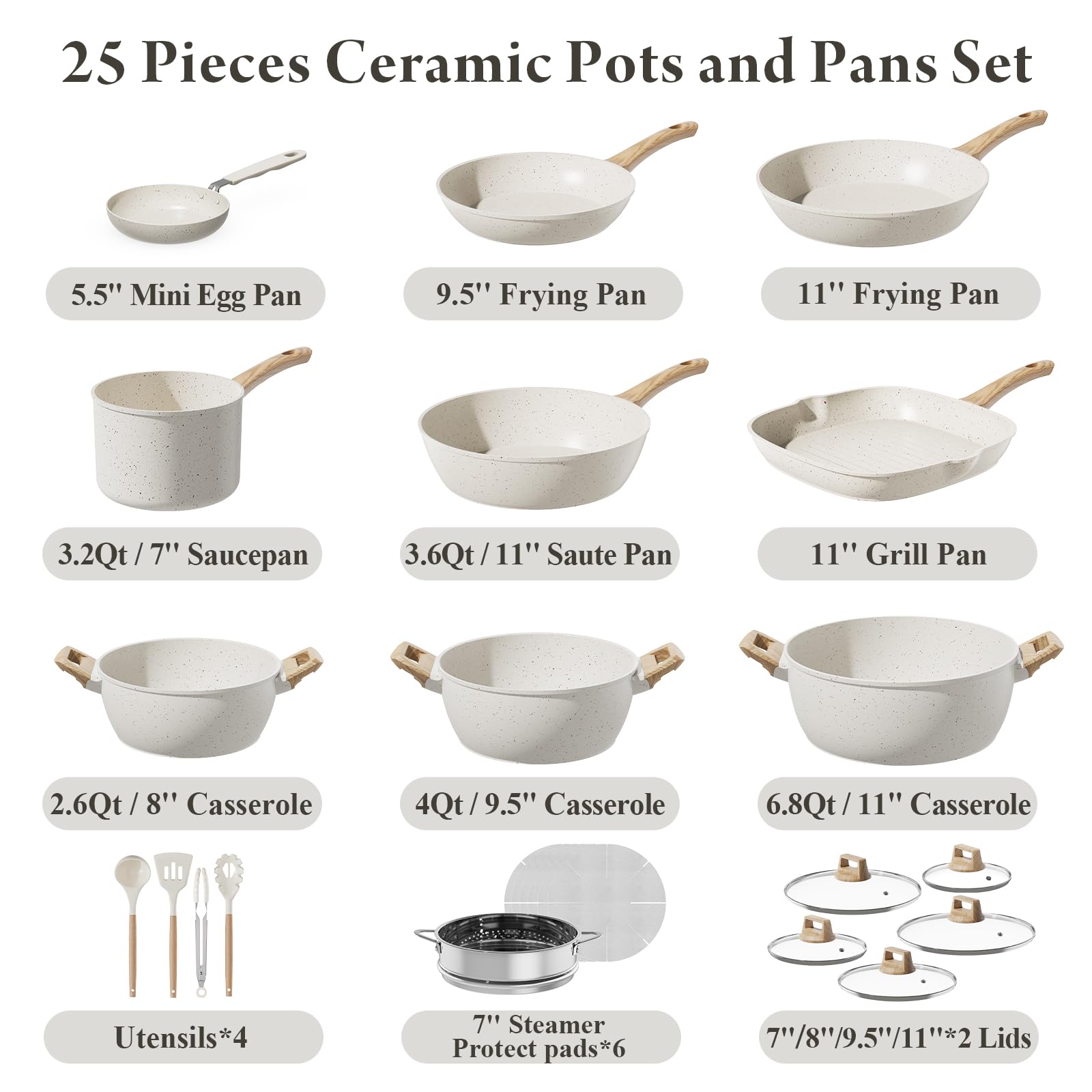 Bazova ceramic nonstick coating releases food with minimal oil.