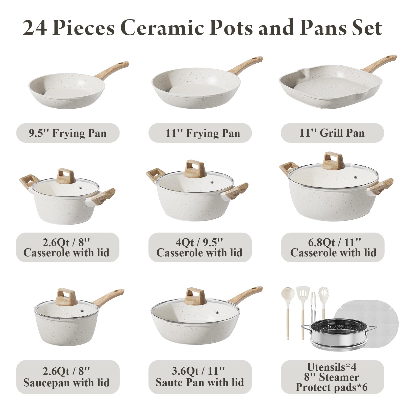 Bazova ceramic nonstick coating ensures easy release