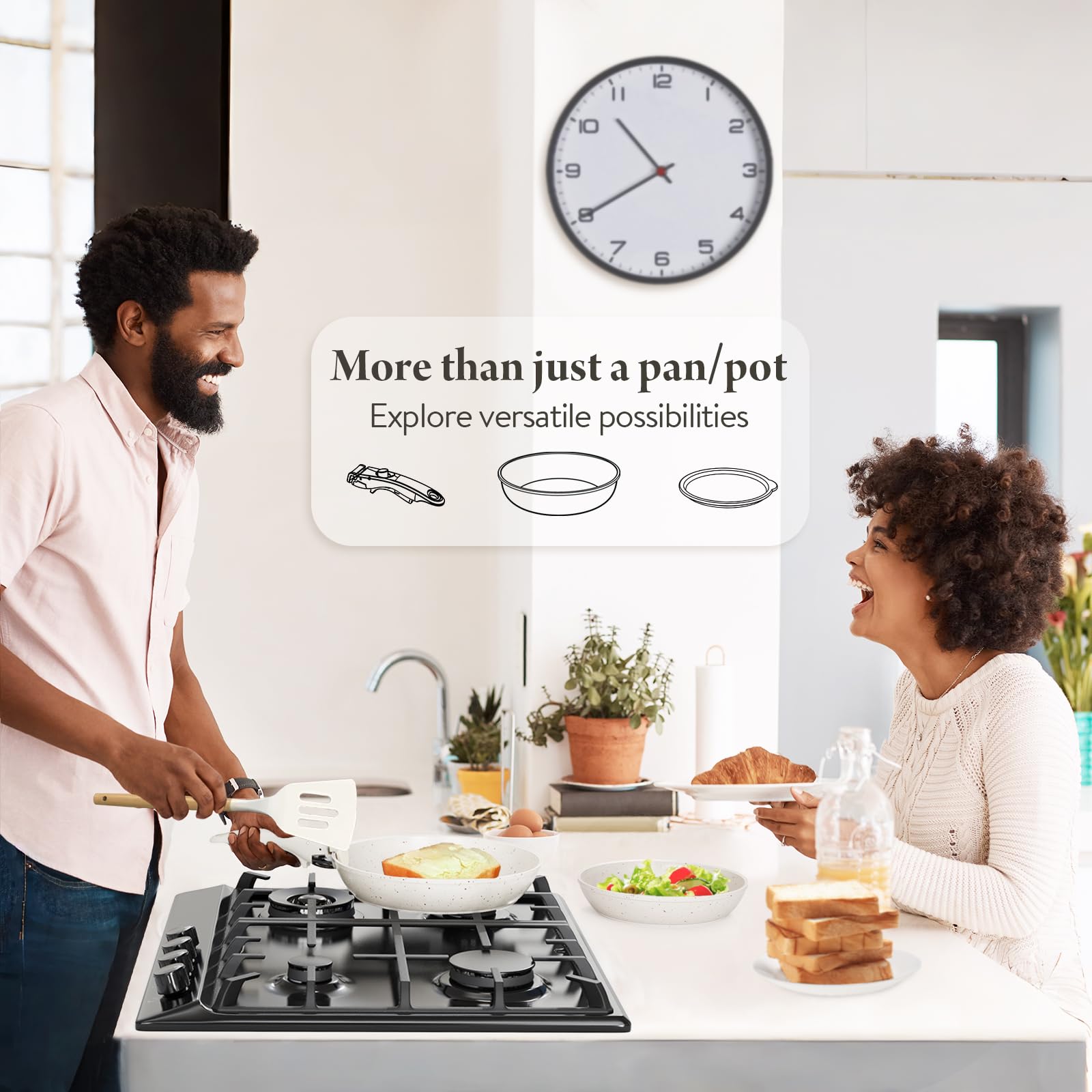 Bazova dishwasher-safe cookware offering easy cleaning and long-lasting coating.