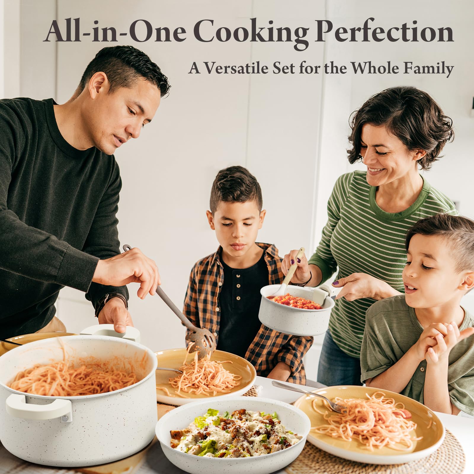 Bazova dishwasher-safe pots and pans for convenient cleaning