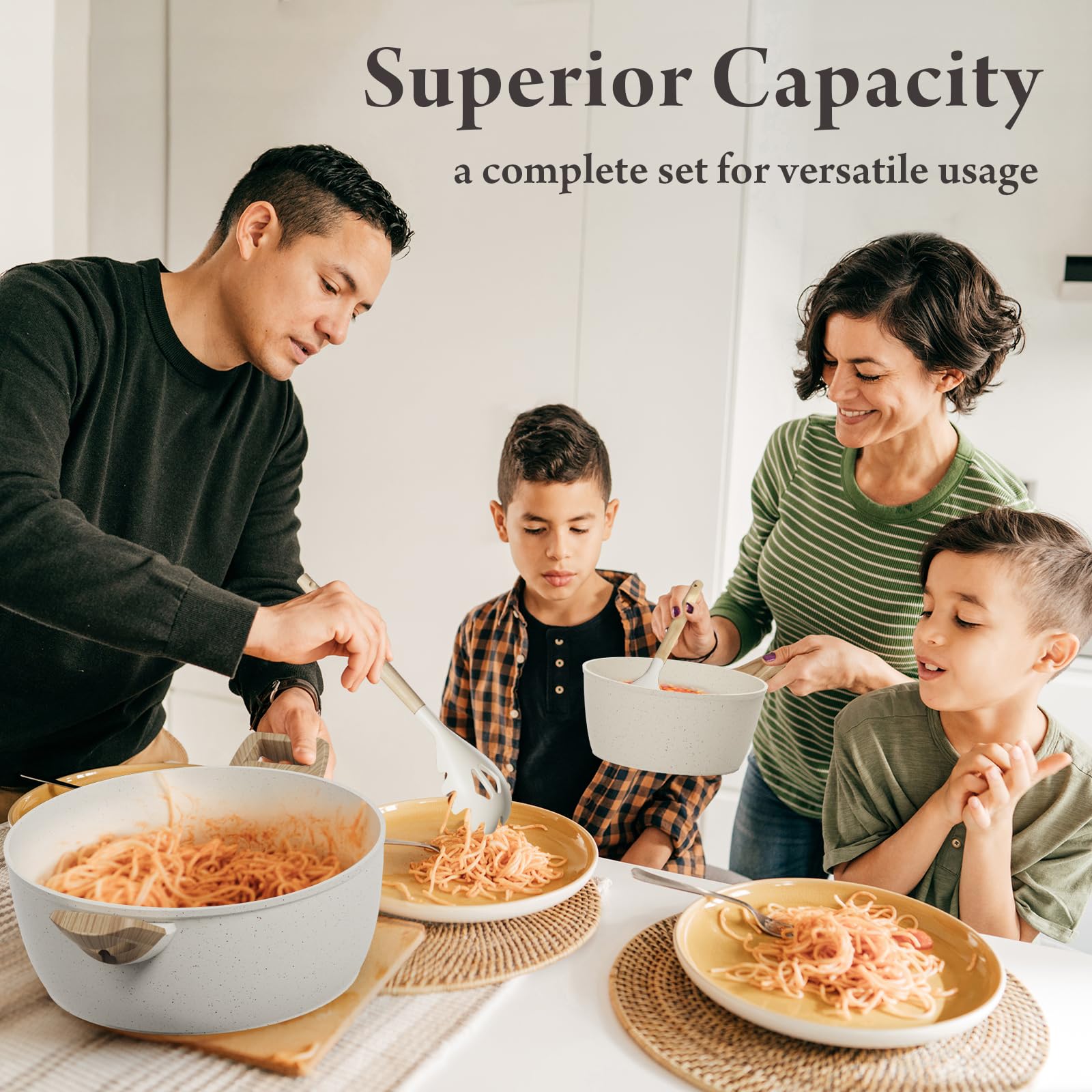 Bazova wipe-clean surface simplifies cleanup after meals