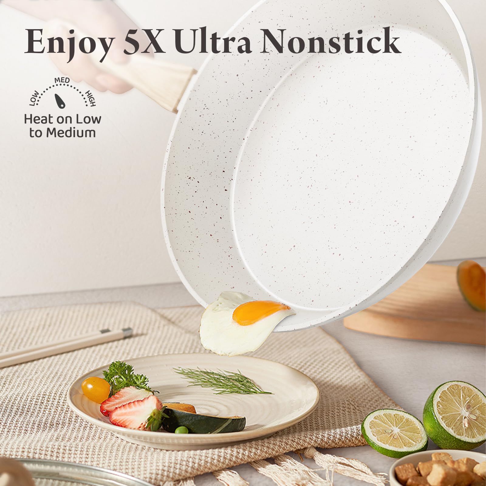 Bazova cookware with even heat distribution for consistent cooking.