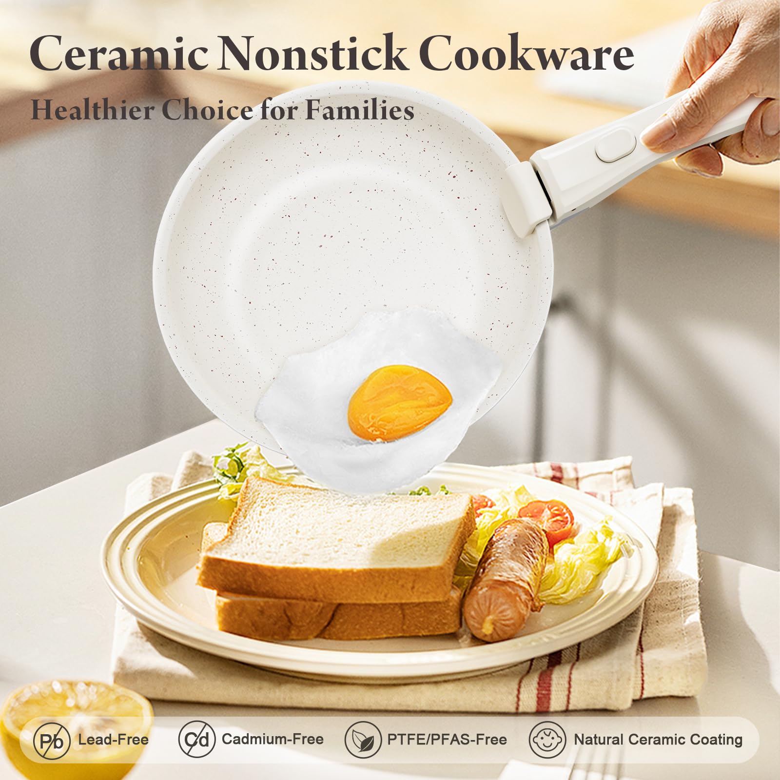 Bazova induction and RV-compatible cookware for versatile stove use