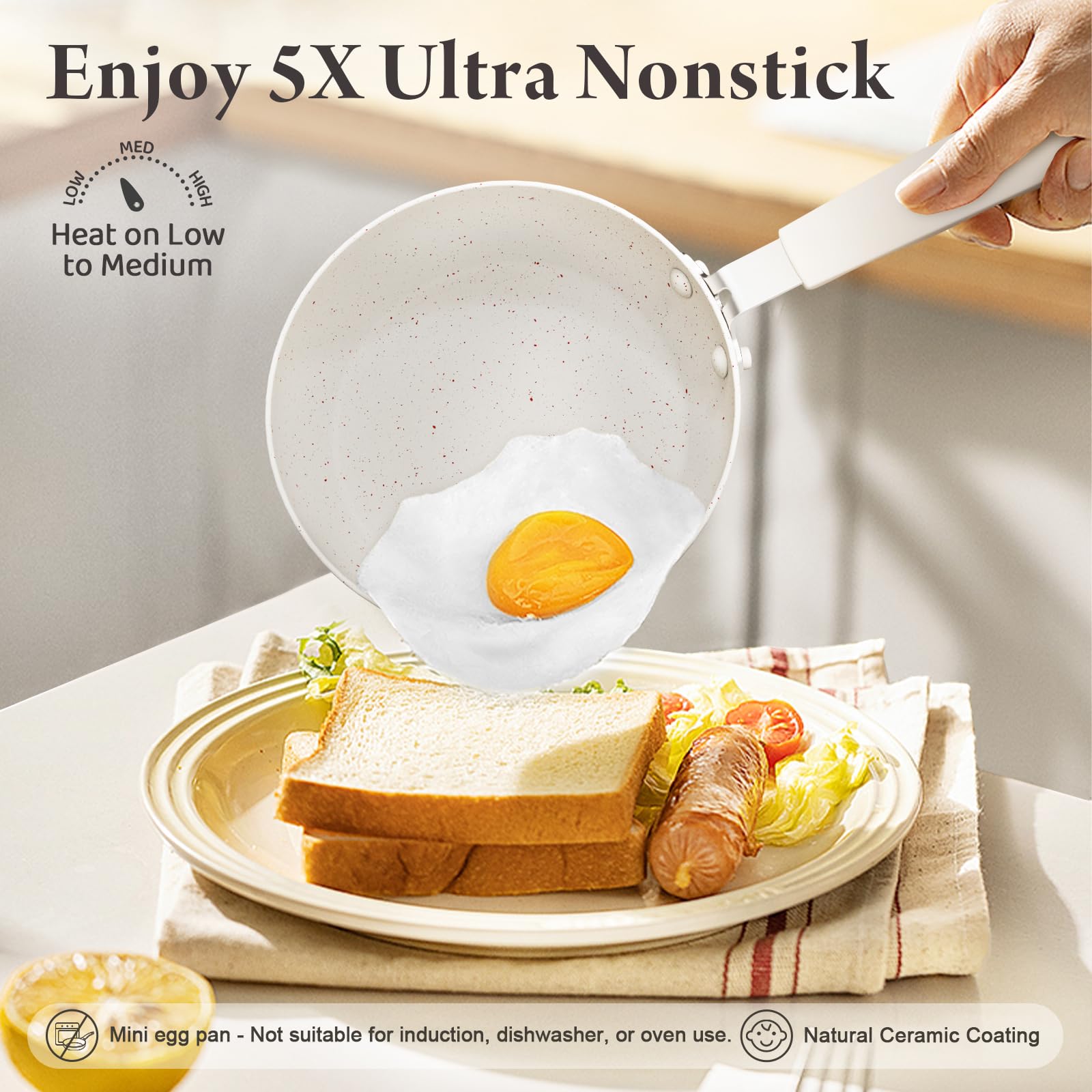 Bazova mini egg pan ideal for quick breakfasts.