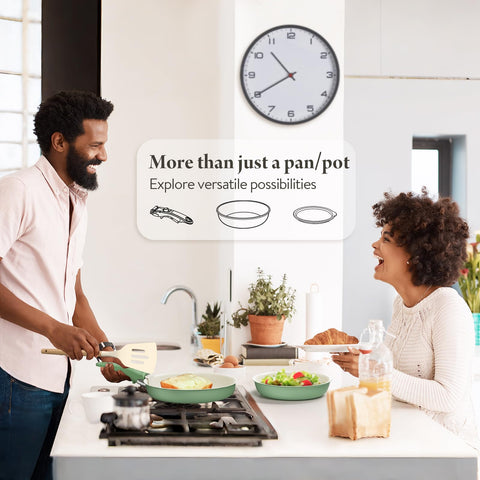 Bazova oven-safe set transitions from stovetop to oven with ease