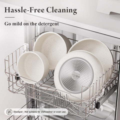 Bazova white ceramic set for bright, modern kitchen aesthetics