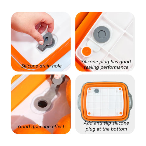 BBQ Prep Tub is BPA-free and dishwasher safe for easy cleanup.