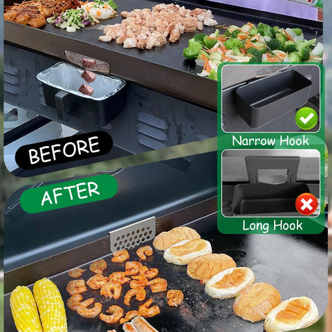 BBQTIDER compatibility note shows 28-36-inch griddles compatibility.