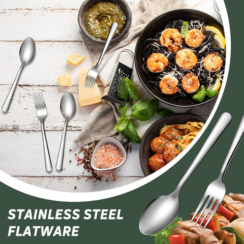BBTO stainless steel flatware, durable and burr-free for comfortable dining.