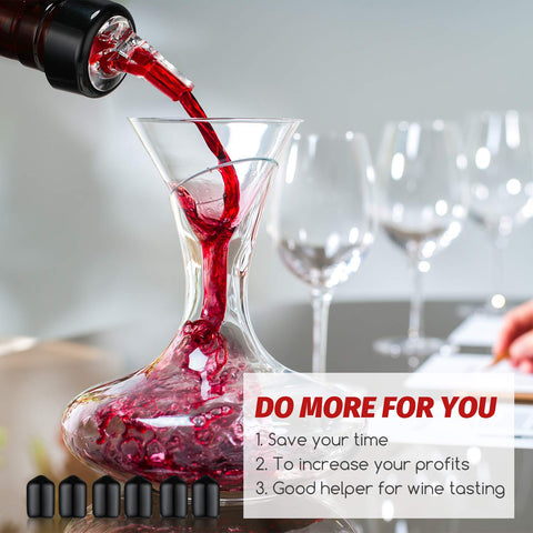 BBTO standard spout design distinguishes pour size at a glance.