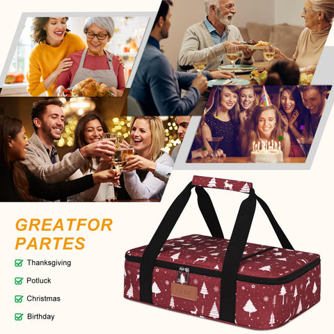 BBV Christmas Elk easy-clean interior simplifies cleanup after picnics and potlucks