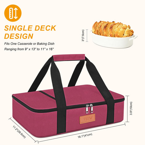 BBV carrier pocket detail close-up highlighting extra space for utensils and napkins.