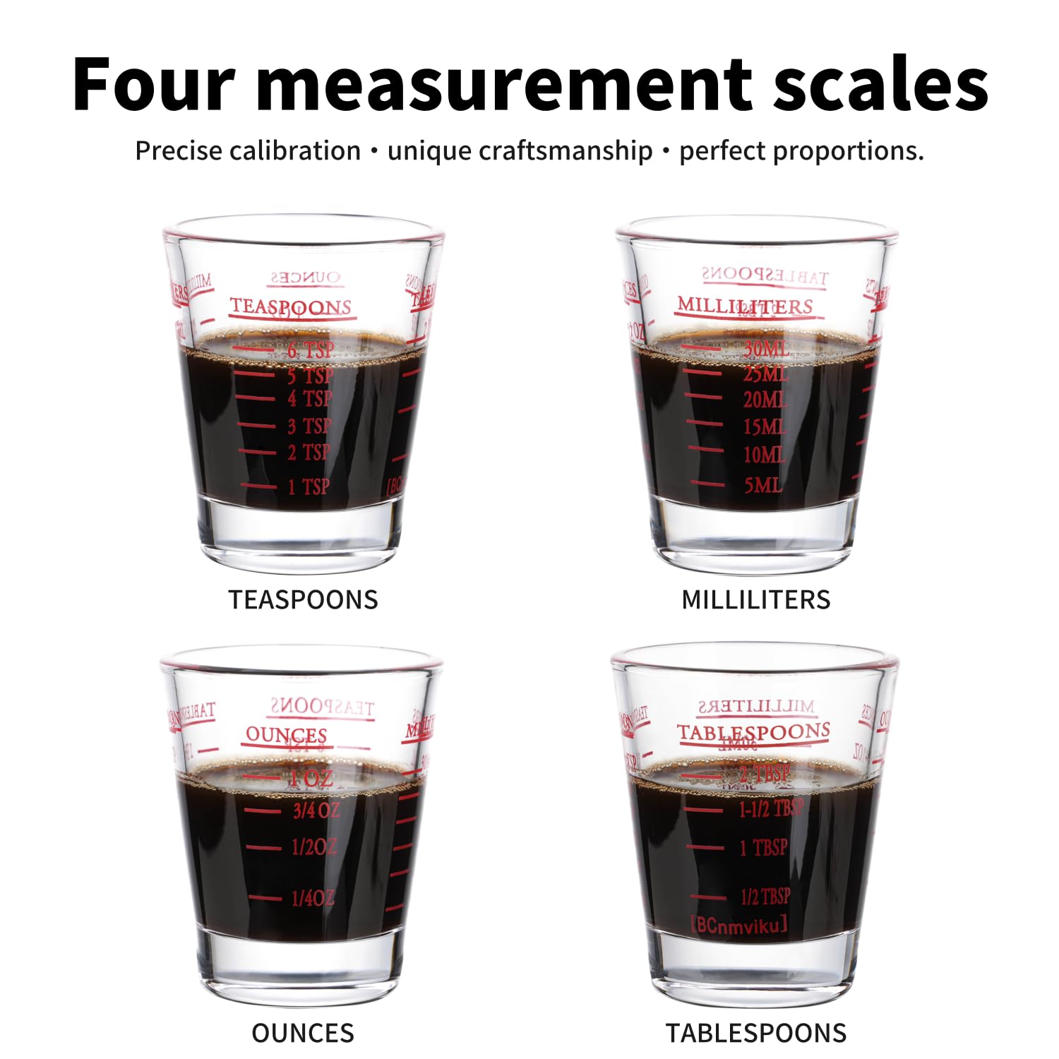 BCnmviku heavy glass with weighted base reduces tipping during use