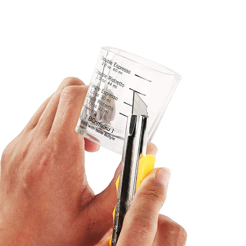 BCnmviku shot glass with measuring markings for precise portions