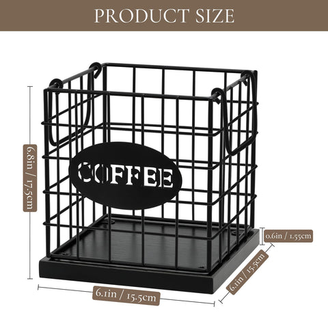 BCOZLUX frosted iron wire frame with rustic finish offers lasting durability.