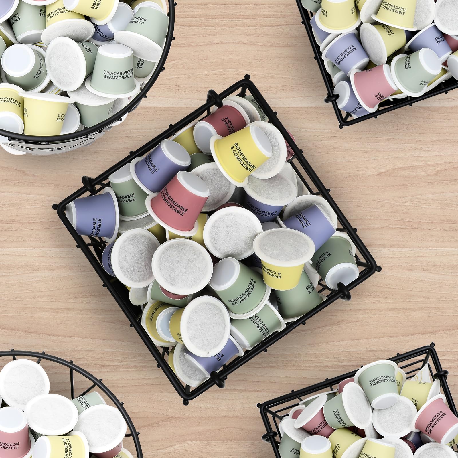 BCOZLUX gift-ready K-Cup storage enhances kitchen decor