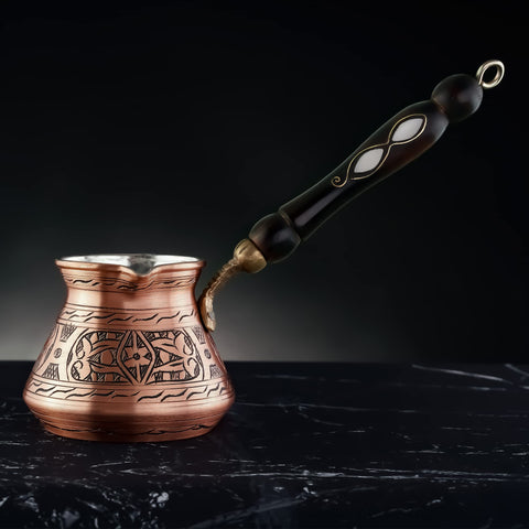 BCS 12-oz capacity ideal for about four small cups of coffee