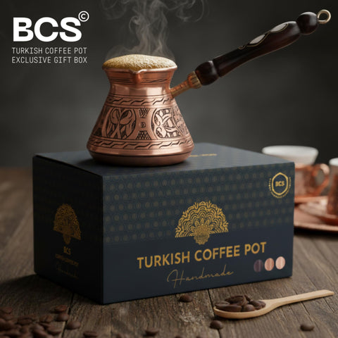 BCS engraved floral pattern adds stylish detail to the coffee pot