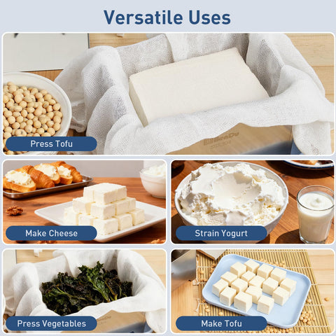 bd.Ai Bendu Tofu Press wide-mouth design simplifies cleaning and disassembly.