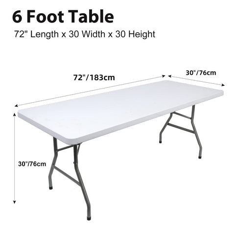 BDDC orange table cover is machine washable for easy post-event cleaning.