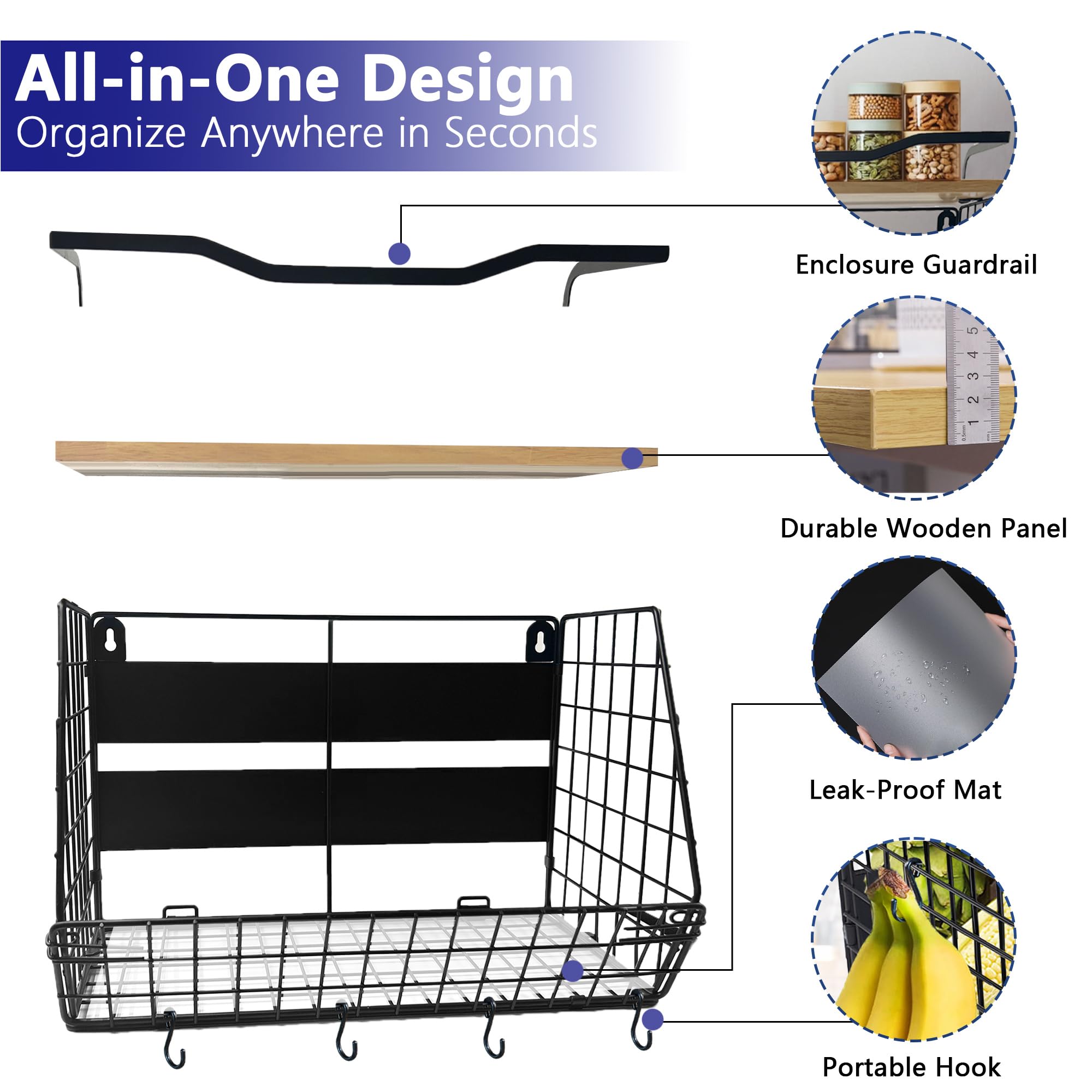 Bealy magnetic storage bin for fruits and vegetables on fridge