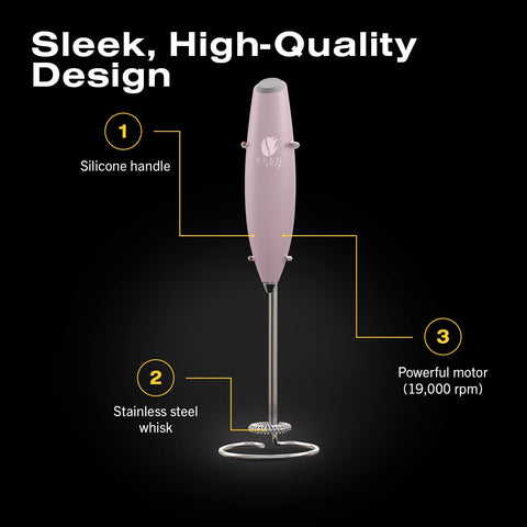 Bean Envy Milk Frother matcha whisk illustrates versatile use beyond milk foams.