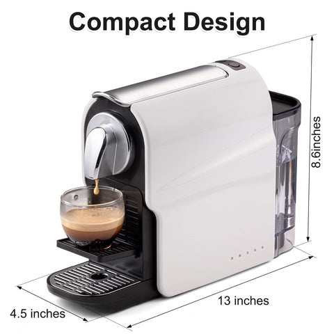 Beanglass machine offers a 35ml espresso setting for a single shot.