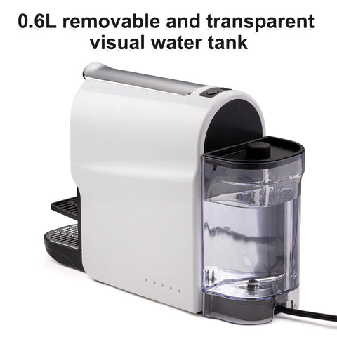 Beanglass machine offers a 65ml lungo setting for a longer coffee.