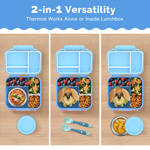 BEAQUEE lightweight kids lunch box is easy to carry daily.